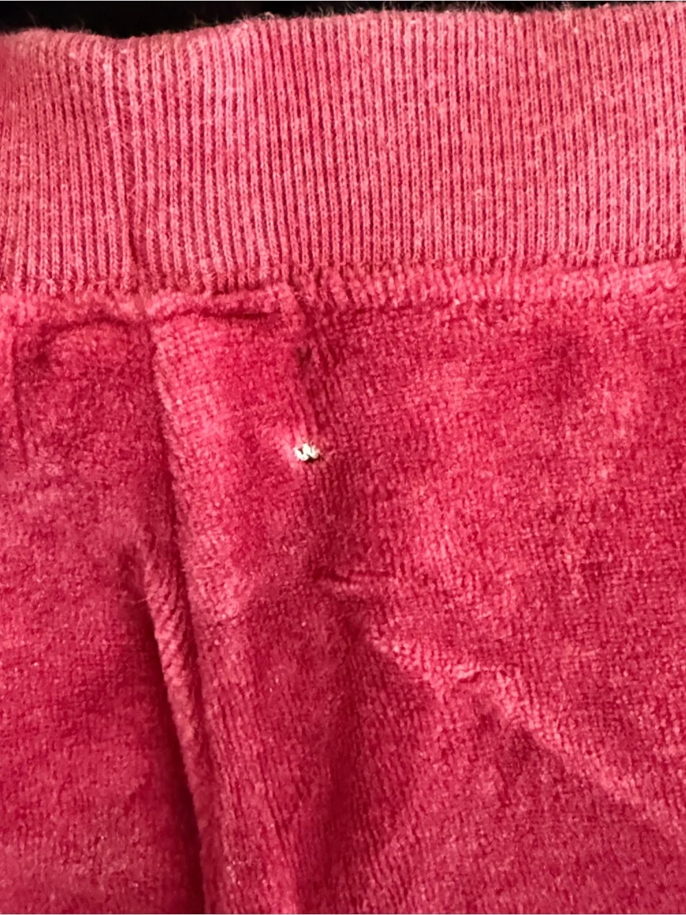 Juicy Couture Fuchsia Velour Logo Track Pants